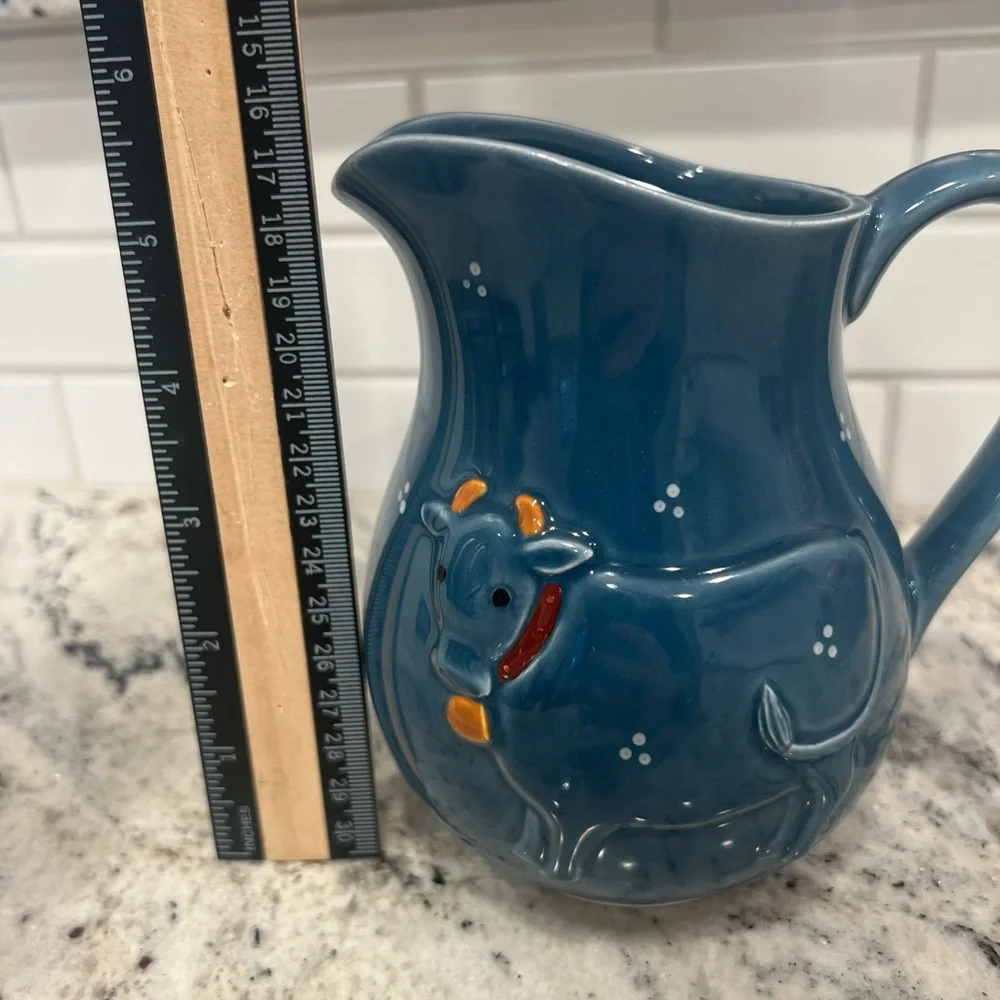 Otagiri Japan Blue Cow Pitcher for Country Farm Kitchen